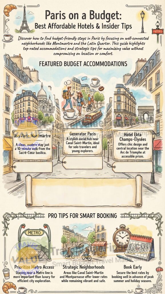 Best Budget Hotels in Paris 2 Infographic - Best Budget Hotels in Paris