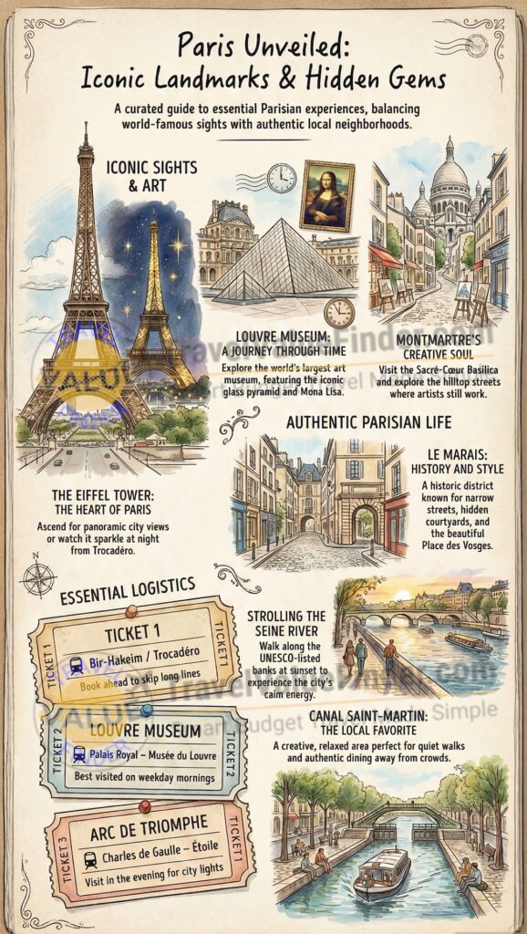Infographic - Top 10 Things to Do in Paris You'll Love