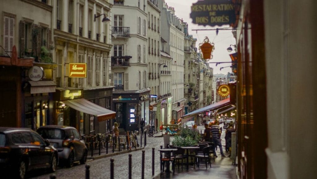 Best Time to Visit Paris - Autumn - Wet Street in Paris France