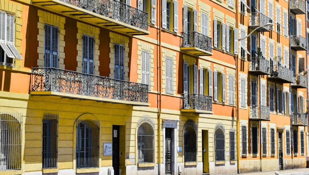 Where to Stay in Nice Charming Architectural Facade in Nice France