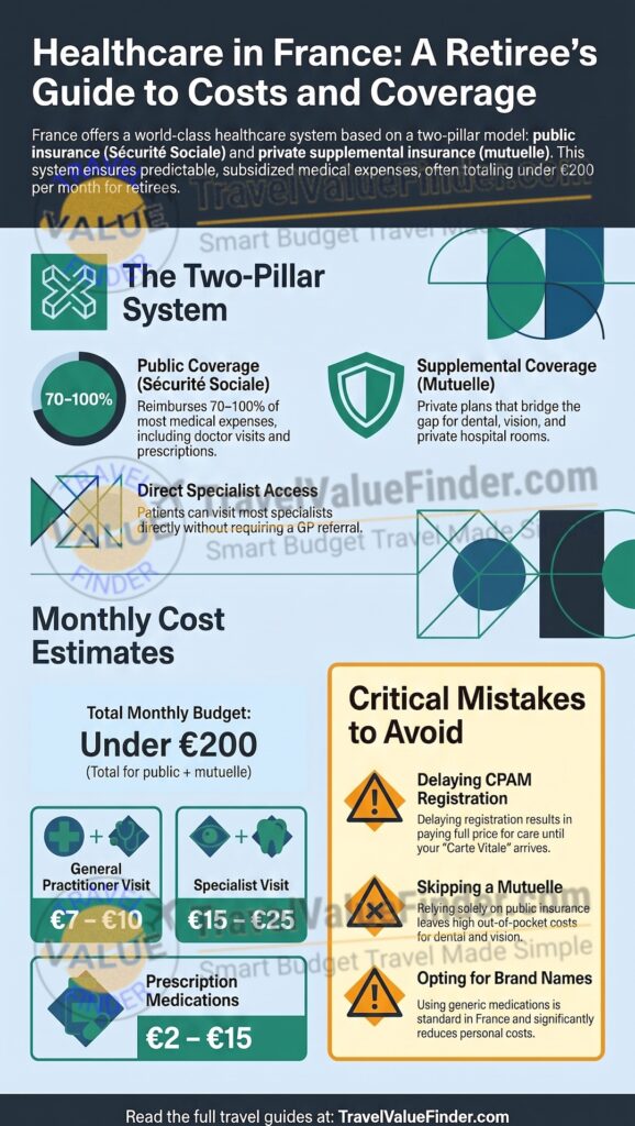 Healthcare in France: A Complete Guide for Retirees & Expats 2 Healthcare in France - A Complete Guide for Retirees & Expats - Infographic