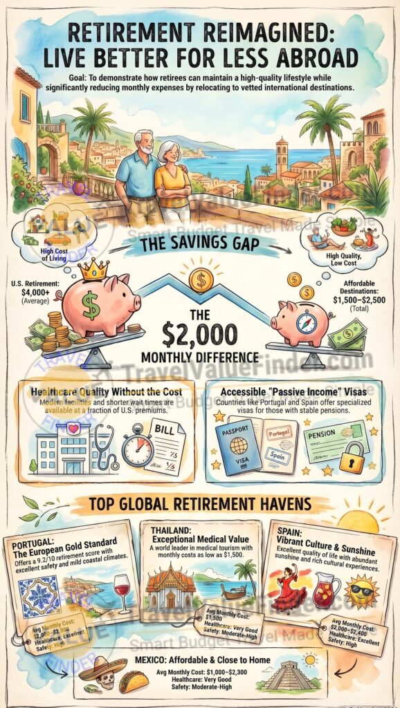 Infographic Affordable Retirement Best Countries Where Your Money Goes Further