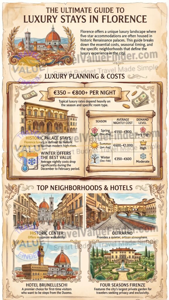 Luxury Hotels in Florence | Best 5-Star & Boutique Stays 2 Infographic - Luxury Hotels in Florence - Best 5 Star & Boutique Stays