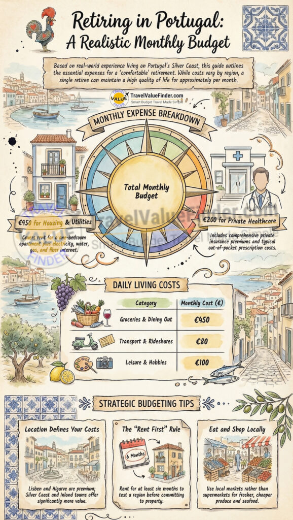 Infographics on Understanding the Cost of Living in Portugal for Retirees