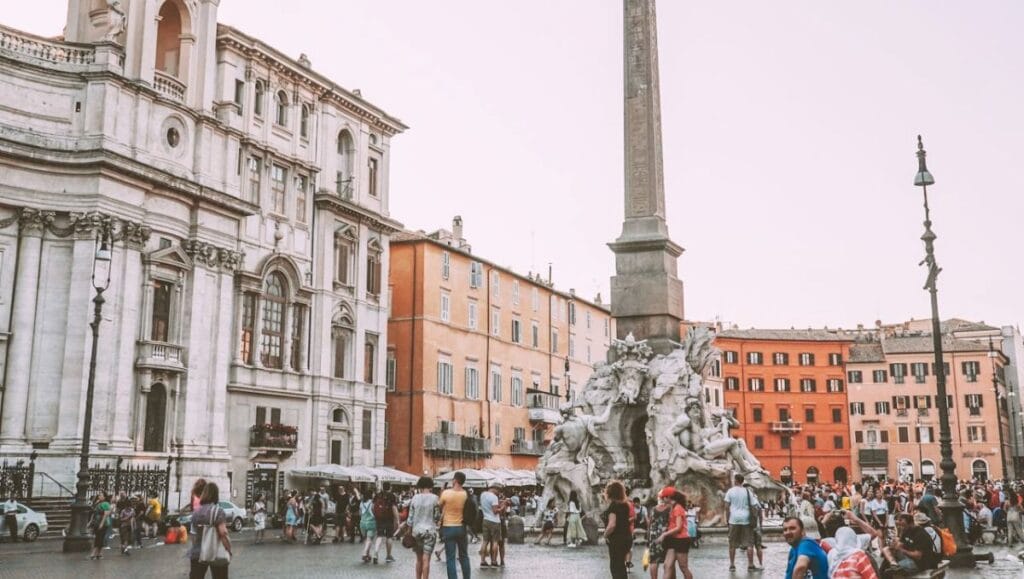 Piazza Navona in Rome, Italy