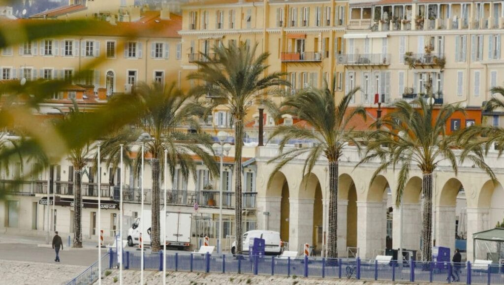 Beachfront Architecture in Nice, France