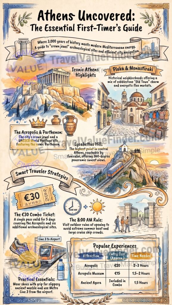 Infographic - What to do in Athens Greece - Top Things to do in Athens