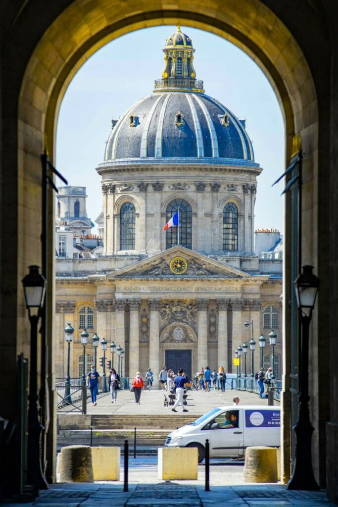 Institut de France seen from Louvre