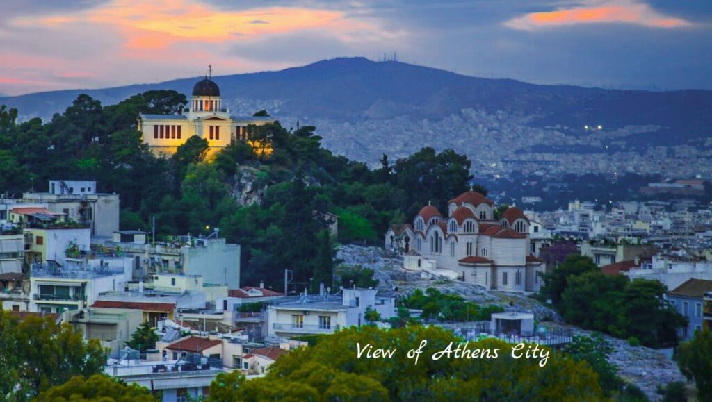 View of Athens City 