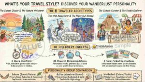 Infographic to Discover Your Travel Personality Quiz