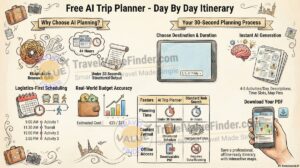 Free AI Trip Planner: Get a Personalized Day-by-Day Itinerary in Seconds 1 Infographic - Free AI Trip Planner - Get a Personalized Day-by-Day Itinerary in Seconds