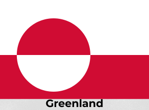 Greenland Flag - Travel Guides