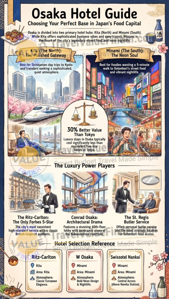 Best Hotels in Osaka: Food City, Neon Nights, and the Luxury Scene Tokyo Doesn't Tell You About 2 Infographic - Best Hotels in Osaka - Food City, Neon Nights, and the Luxury Scene Tokyo Doesn't Tell You About