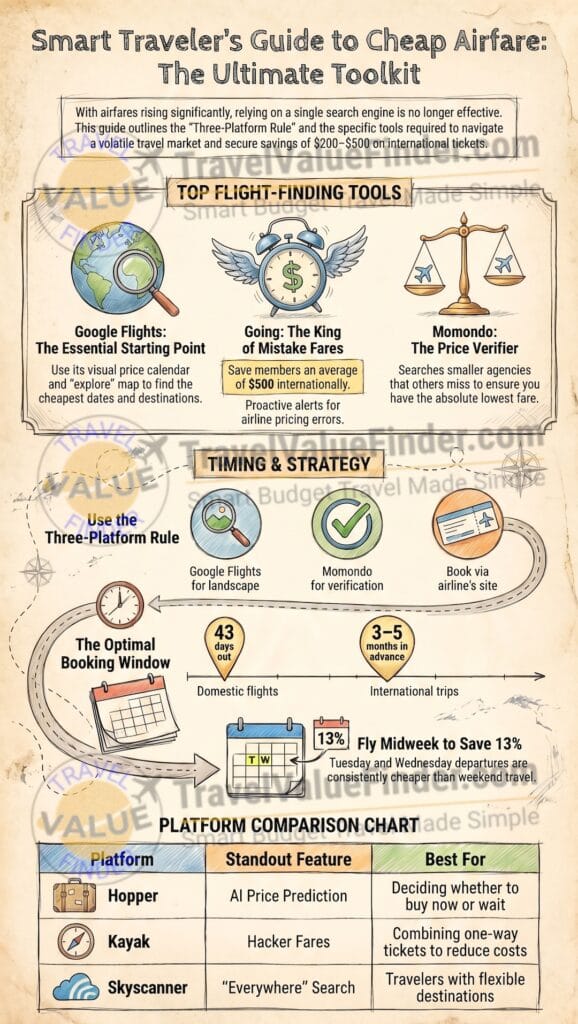 Best Flight Booking Apps and Sites to Find Cheap Airfare in 2026 2 Best Flight Booking Apps and Sites to Find Cheap Airfare Infographic