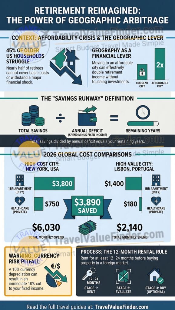 How to Use a Retirement Cost of Living Calculator - Compare Cities with Free PDF Download - Travel Value Finder