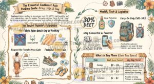 Packing List for Southeast Asia Infographic