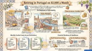 Can You Retire in Portugal on $2,000 a Month? Infographic - Travel Value Finder