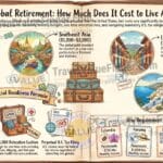 Global Retirement Cost Comparison Guide - How Much Money Do You Need to Retire Abroad Infographic - Travel Value Finder
