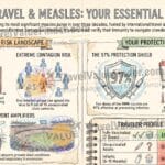 Measles Outbreak Travel Risk 2026 - Summer Travel Measles Risk Guide Infographic - Travel Value Finder