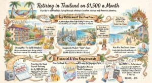 Retire in Thailand on $1,500 a Month The Complete Guide Infographic - Travel Value Finder