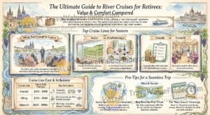 The Best River Cruises for Retirees - Retiree River Cruise Comparison Guide Infographic - Travel Value Finder