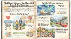 Ultimate Retirement Travel Bucket List - 50 Experiences to Have After 60 Infographic - Travel Value Finder