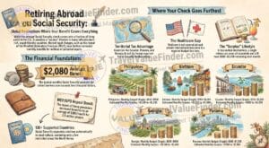Which Countries Work Best in 2026 Retire Abroad on Social Security - Infographic - Travel Value Finder