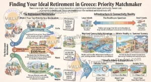 Best Places to Retire in Greece - Retirement Priority Matchmaker Guide - Travel Value Finder