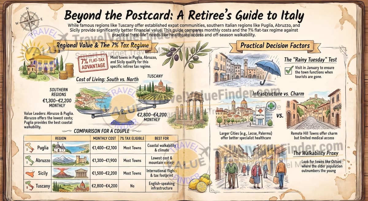 The Italian Towns Retirees Actually Recommend (Not Just the Postcard Ones) 2 Best Places to Retire in Italy - Retiree Guide to Living in Italy - Travel Value Finder
