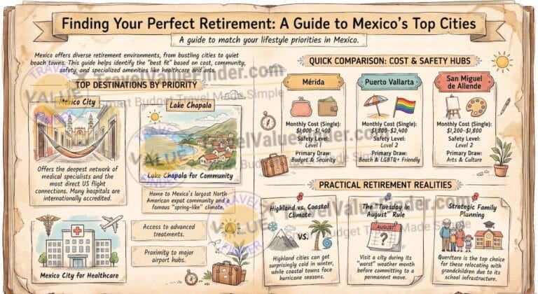 Best Places to Retire in Mexico - Retirement City Guide - Travel Value Finder