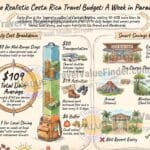 Costa Rica Travel Budget Guide Infographic - Travel Value Finder