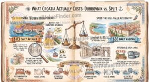 Croatia Travel Cost Comparison - A Week in Dubrovnik and Split - Travel Value Finder
