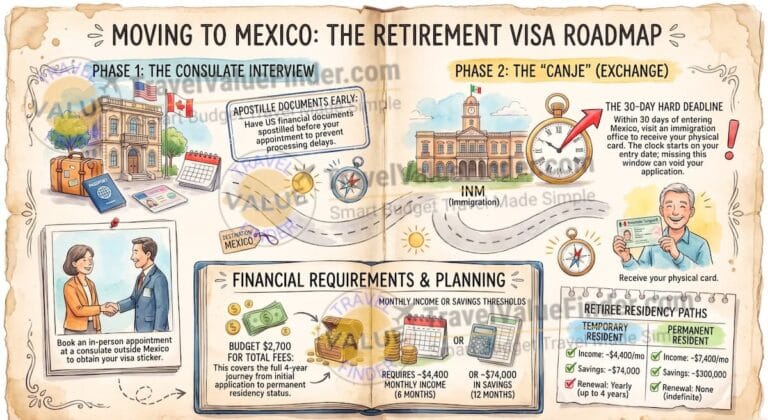 Mexico Retirement Visa Roadmap - Travel Value Finder