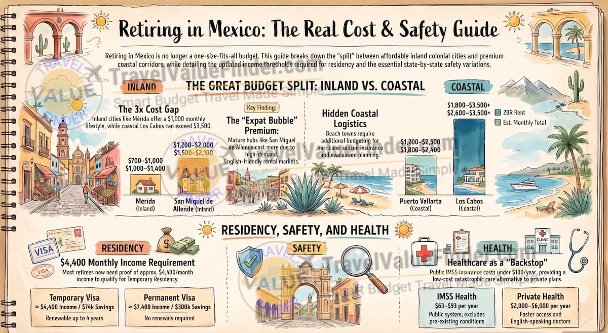 Retire in Mexico - Retirement Cost Guide - Travel Value Finder