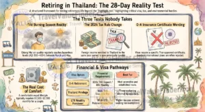 Retiring in Thailand What 28 Days in Chiang Mai Taught Me Infographic - Travel Value Finder