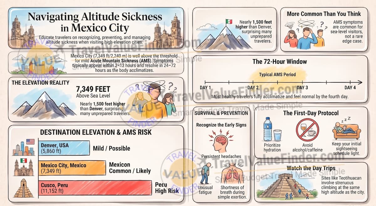 I Got Altitude Sick on My First Night in Mexico City : Here's What I Wish I'd Known 1 Altitude sickness in Mexico City Guide - Travel Value Finder