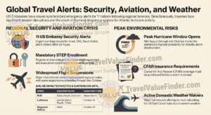 August Travel Alerts 2026 - Global Travel Risk Alert Summary - Travel Value Finder
