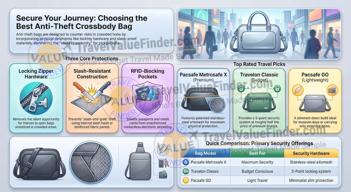 Best Anti-Theft Crossbody Bag for Travel Guide - Travel Value Finder