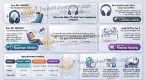 Best Noise-Cancelling Headphones for Travel Comparison Guide - Travel Value Finder