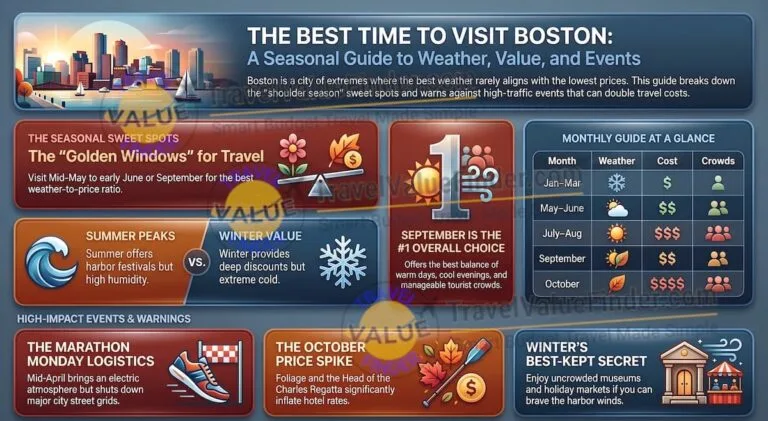 Best Time to Visit Boston - Weather, Crowds & Events by Season - Travel Value Finder