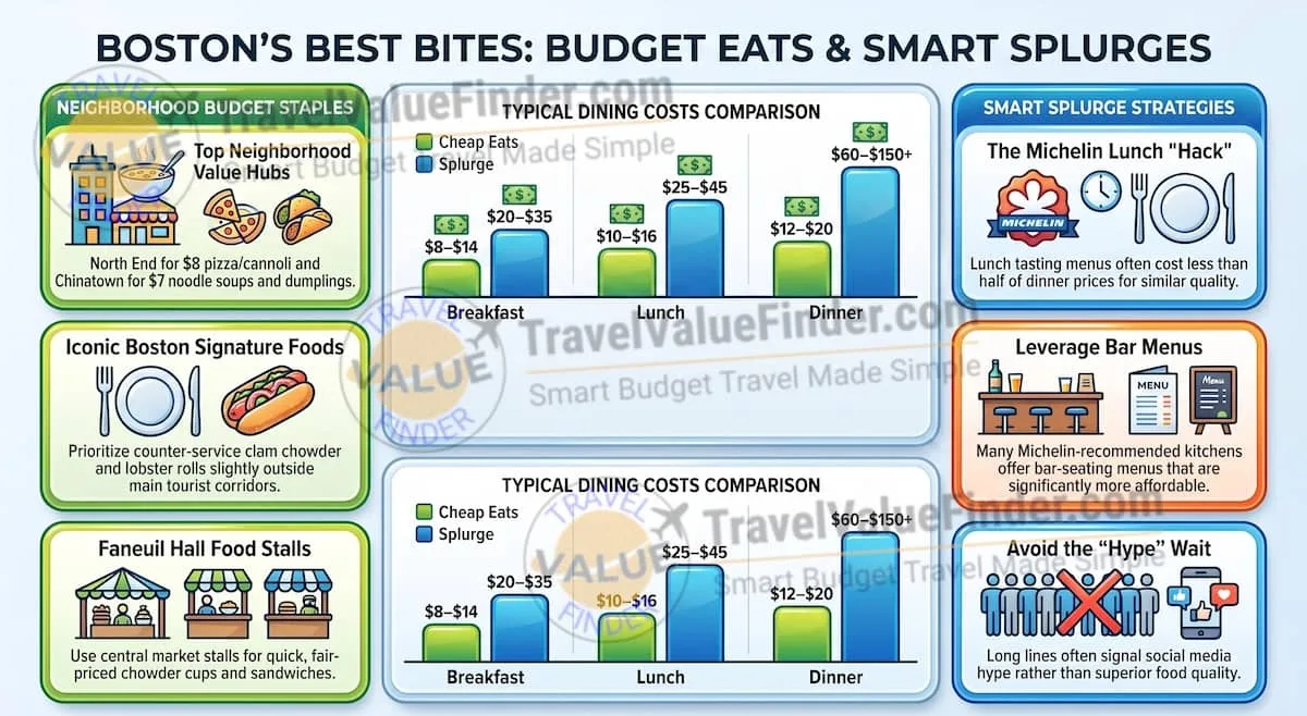 Boston Cheap Eats - Best Budget Bites and Michelin Picks Worth the Splurge - Travel Value Finder