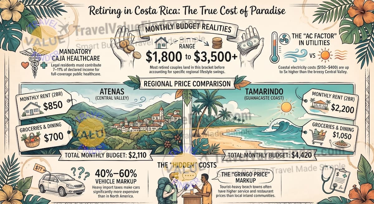 Cost of Living in Costa Rica for Retirees- Retirement Costs in Costa Rica - Travel Value Finder