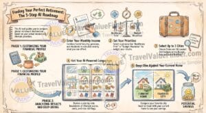 Retirement Destination Comparison Tool - 5-Step Retirement Roadmap - Travel Value Finder
