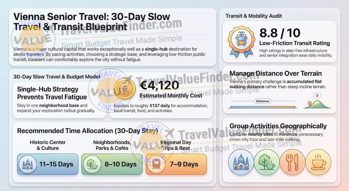 Vienna Senior Travel: 30-Day Slow Travel & Transit Audit 1 Vienna Senior Travel Blueprint - Travel Value Finder